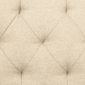 Slaapbank Brampton I Beige - Textiel - 221 x 83 x 95 cm