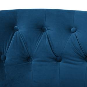 Fauteuil Jonas II Velours - Bleu foncé