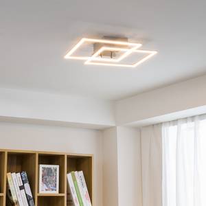 Plafonnier LED Livonia Plexiglas / Aluminium - 2 ampoules