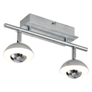 LED-plafondlamp Bellary Aluminium - 2 lichtbronnen