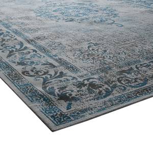 Tapis Divin I Tissu mélangé - Gris clair / Turquoise - 160 x 240 cm