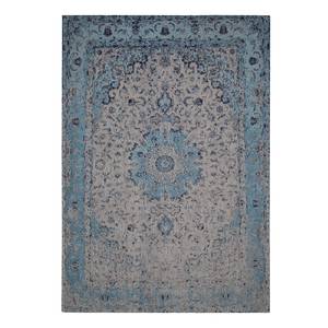 Vintage-Teppich Empesos Mischgewebe - Hellblau / Hellbeige - 160 x 240 cm