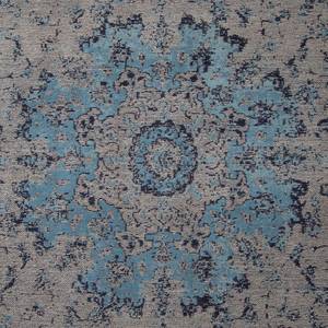 Vintage-Teppich Empesos Mischgewebe - Hellblau / Hellbeige - 160 x 240 cm