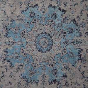 Vintage-Teppich Empesos Mischgewebe - Hellblau / Hellbeige - 140 x 200 cm