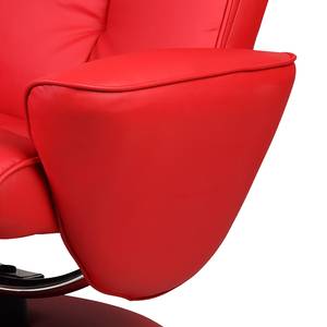 Relaxfauteuil Kenzo met hocker - kunstleer