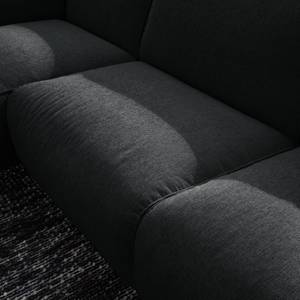 Ecksofa Crawford I Webstoff Webstoff Saia: Anthrazit - Breite: 255 cm - Longchair davorstehend links