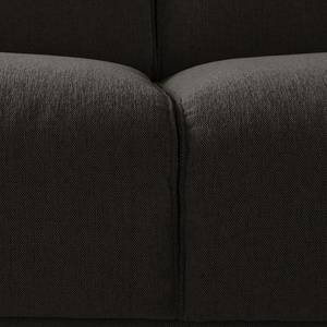 Ecksofa Crawford I Webstoff Webstoff Saia: Schwarz-Braun - Breite: 255 cm - Longchair davorstehend links