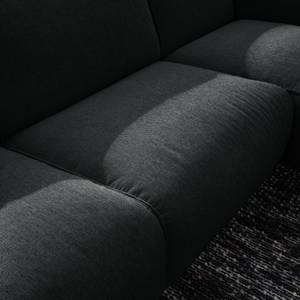 Ecksofa Crawford I Webstoff Webstoff Saia: Anthrazit - Breite: 255 cm - Longchair davorstehend rechts