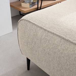 Wohnlandschaft Crawford Webstoff Saia: Beige - Longchair davorstehend rechts / Ottomane links