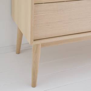 Dressoir Albin deels massief - Eik - Antraciet