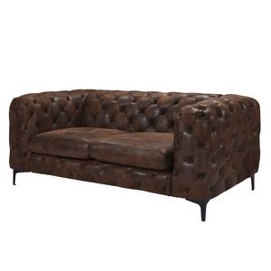 Sofa Leominster II (2-Sitzer) Antikleder - Microfaser Vada: Braun