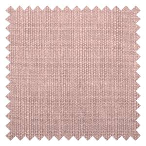 Ecksofa Croom Webstoff - Webstoff Polia: Mauve - Longchair davorstehend rechts - Mit Hocker