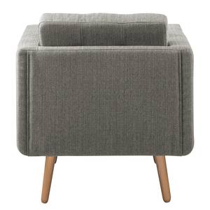 Sessel Croom Webstoff - Fango - Mit Hocker - Webstoff Polia: Fango - Mit Hocker