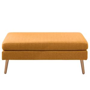 Ecksofa Croom Webstoff Polia: Bisquit - Longchair davorstehend rechts - Mit Hocker