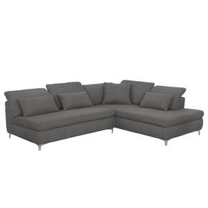 Ecksofa Rockford I Webstoff Grau - Textil - 265 x 90 x 225 cm