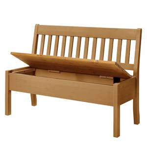 Banc Boston I Pin massif - Epicéa lessivé - Largeur : 131 cm