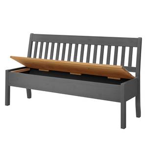 Banc Boston I Pin massif - Epicéa gris / Epicéa lessivé - Largeur : 169 cm