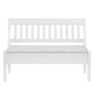 Banc Boston I Pin massif - Pin blanc - Largeur : 131 cm