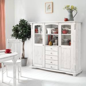 Buffet haut Narva Pin massif - Pin blanc - Pin blanc