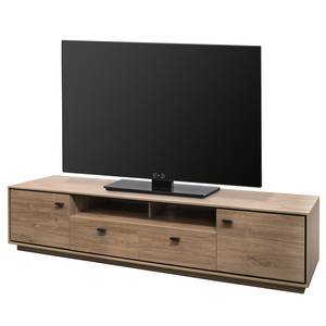 Tv-meubel Malpas II Stirling eikenhouten look/mat zwart