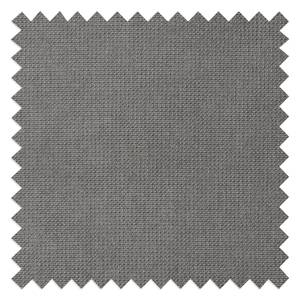 Canapé d'angle Tanete Microfibre - Gris - Méridienne longue à droite (vue de face) - Avec fonction couchage