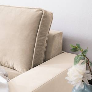 Canapé convertible Leader Microfibre - Beige clair