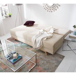 Schlafsofa Myton Microfaser - Hellbeige