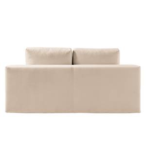 Canapé convertible Myton Microfibre - Beige clair