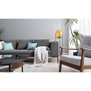 3-Sitzer Sofa MADISON Samt Shyla: Grau