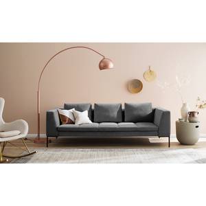 3-Sitzer Sofa MADISON Samt Shyla: Grau