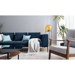 3-Sitzer Sofa MADISON Samt Shyla: Dunkelblau