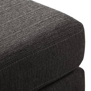 Fauteuil Croom Tissu - Tissu Polia: Gris foncé - Avec repose-pieds