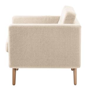 Fauteuil Croom Tissu - Tissu Polia: Cachemire - Avec repose-pieds