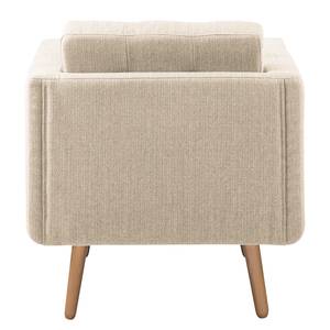 Fauteuil Croom Tissu - Tissu Polia: Cachemire - Avec repose-pieds