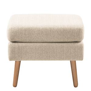 Fauteuil Croom Tissu - Tissu Polia: Cachemire - Avec repose-pieds