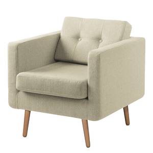 Fauteuil Croom Tissu - Tissu Polia: Cachemire - Avec repose-pieds