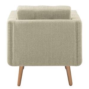 Fauteuil Croom Tissu - Tissu Polia: Cachemire - Avec repose-pieds