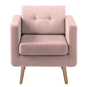 Sessel Croom Webstoff - Webstoff Polia: Mauve - Mit Hocker