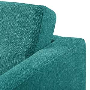 Sessel Croom Petrol - Mit Hocker - Webstoff Polia: Petrol - Mit Hocker