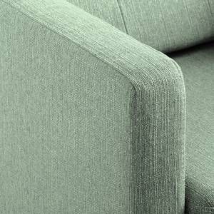 Fauteuil Croom Tissu - Tissu Polia: Gris menthe - Avec repose-pieds