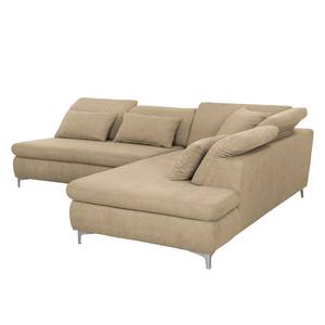 Canapé d'angle Rockford I Tissu - Beige