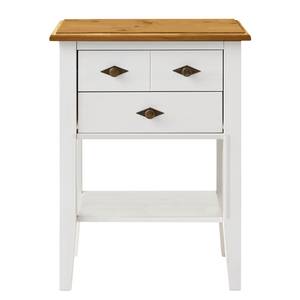 Console Bergen I Pin massif - Pin blanc / pin lessivé - Epicéa blanc / Epicéa lessivé - Largeur : 58 cm