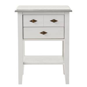 Console Bergen I Pin massif - Pin blanc - Pin blanc - Largeur : 58 cm