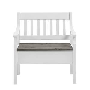 Banc Boston Pin massif - Epicéa blanc / Epicéa gris - Largeur : 83 cm - Avec accoudoirs