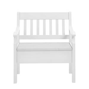 Banc Boston Pin massif - Epicéa blanc - Largeur : 83 cm - Avec accoudoirs