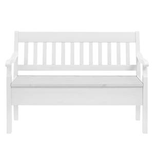 Banc Boston Pin massif - Epicéa blanc - Largeur : 131 cm - Avec accoudoirs