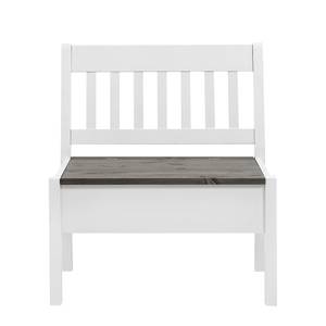 Banc Boston Pin massif - Epicéa blanc / Epicéa gris - Largeur : 83 cm - Sans accoudoirs