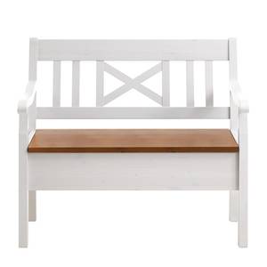 Banc Fjord II Pin massif - Epicéa blanc / Epicéa ambre jaune - Largeur : 105 cm