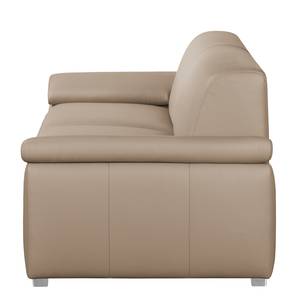 3-Sitzer Sofa Termon - Bodennah Cappuccino - Echtleder Roda: Beige