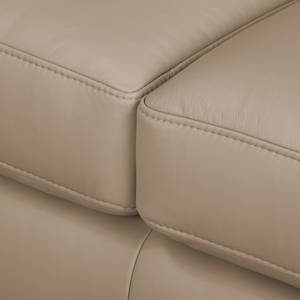 3-Sitzer Sofa Termon - Bodennah Cappuccino - Echtleder Roda: Beige